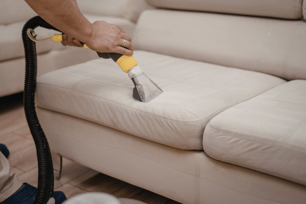 Professional upholstery cleaning service